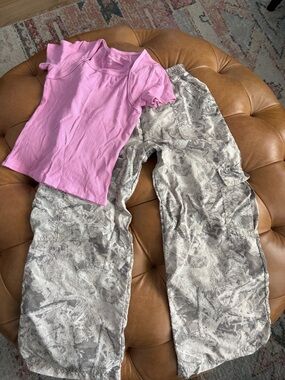 Camo pants and tee bundle.